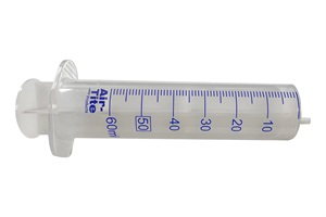 All Plastic Syringe 60 cc Luer Slip Tip 