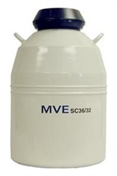 MVE SC 36/32 - 36.5 liter/224 day tank - holds 540 - 1/2 mL straws, bulk 780 566