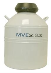 MVE XC 33/22 ?33.4 liter/154 day tank - holds 1260 - 1/2 mL straws, bulk 1,764 568
