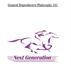 General Reproductive Philosophy 101.. 706