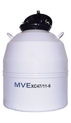 MVE XC 47/11-6 -  47.4 liter/76 day tank - holds 3,900 + - 1/2 mL straws, bulk 6,200 710