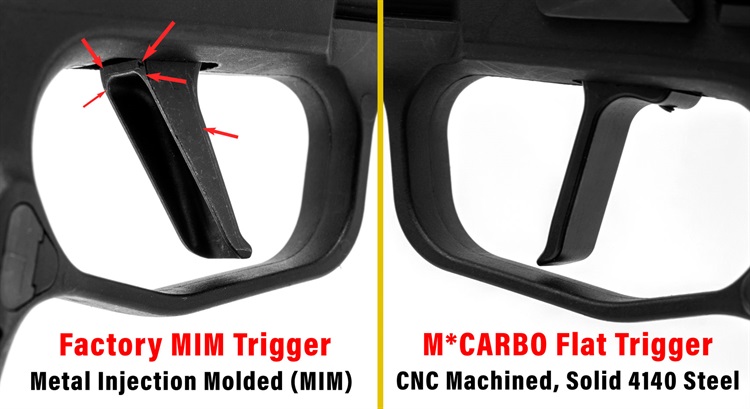 Sig Sauer P365 Flat Trigger Build Quality Comparison
